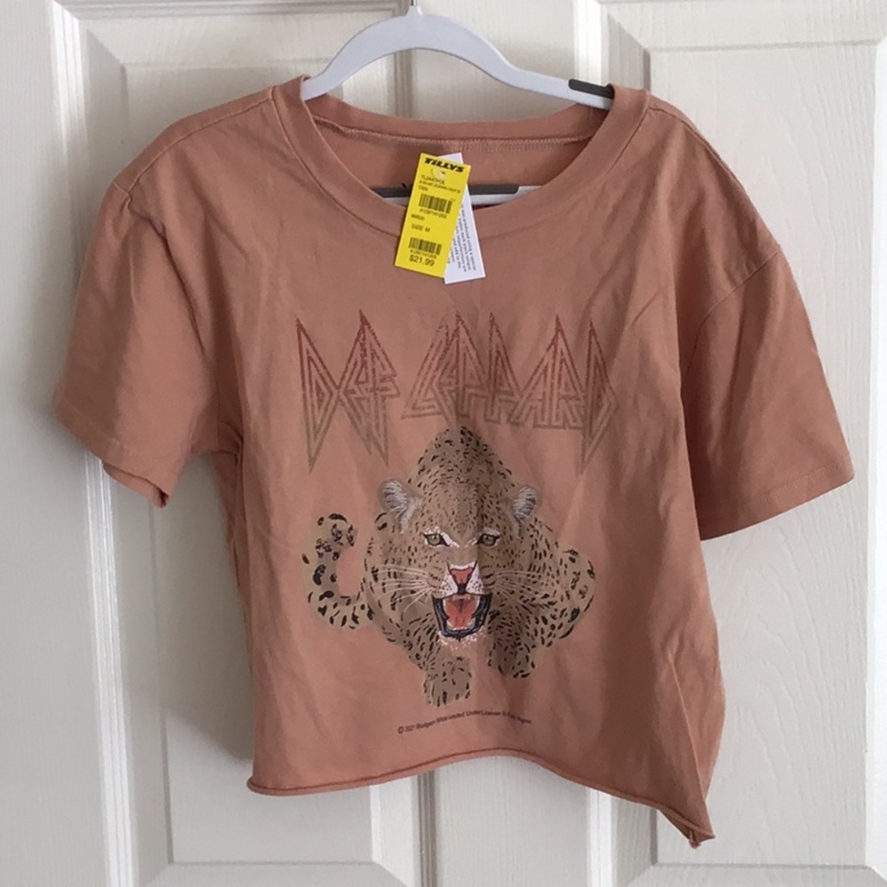 Def Leppard Vinyl Icons Girls Shirt Tillys Size M